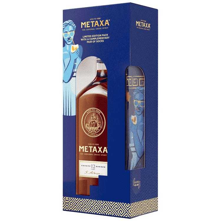 Metaxa 12* 700ml + Δώρο Κάλτσες