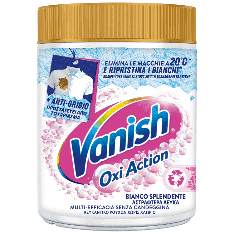 Vanish Kαθαριστικό Λεκέδων Σκόνη White 1kg