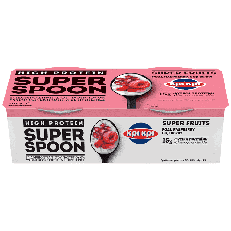 Κρι Κρι Superspoon Επιδόρπιο Γιαουρτιού Gojiberry 2x170gr