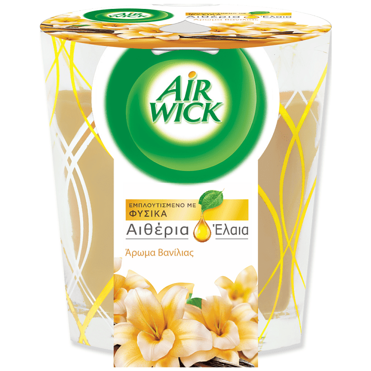 Airwick Αρωματικό Κερί Vanilla & Brown Sugar 105gr