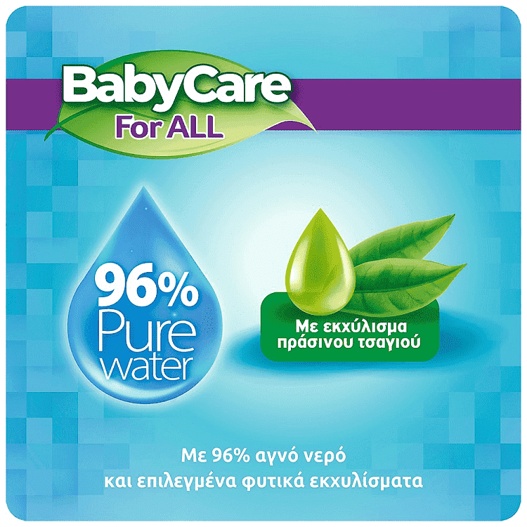 Babycare For all Υγρομάντηλα Triple Pack 3x54τεμ