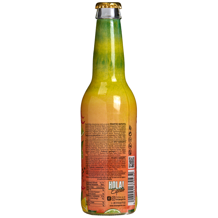 Hola! Esprito Coctail Spicy Margarita 330ml