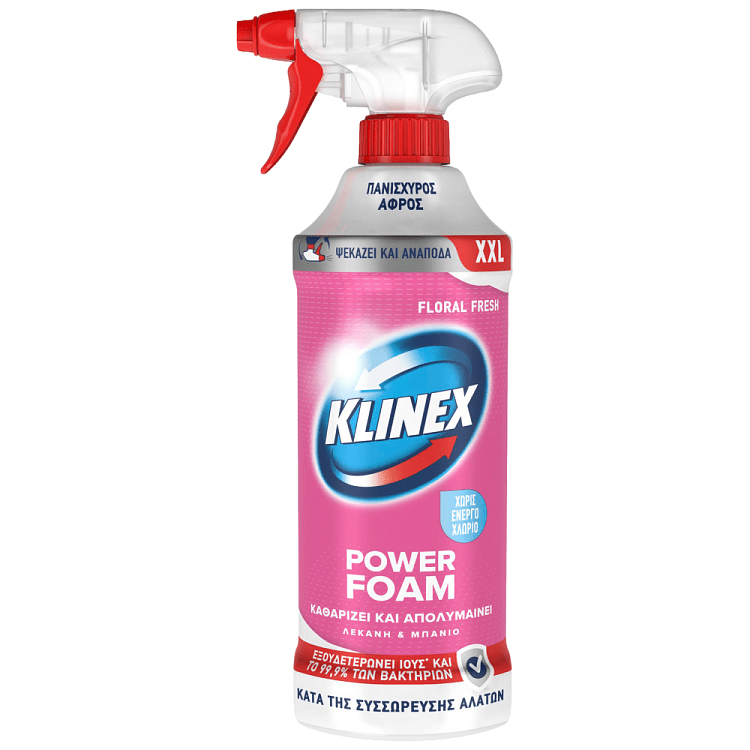 Klinex Αφρός Καθαρισμού Μπάνιου Floral 650ml