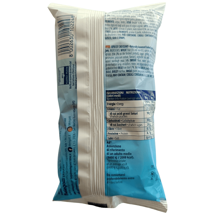 Melegatti Croissant Apricot 50gr