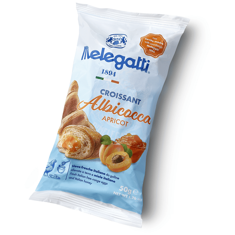 Melegatti Croissant Apricot 50gr