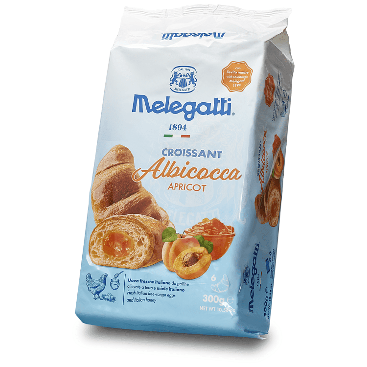Melegatti Croissant Apricot 50gr