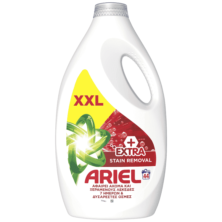 Ariel Απορρυπαντικό Πληντυρίου Pούχων Υγρό Extra Clean 44Μεζ.