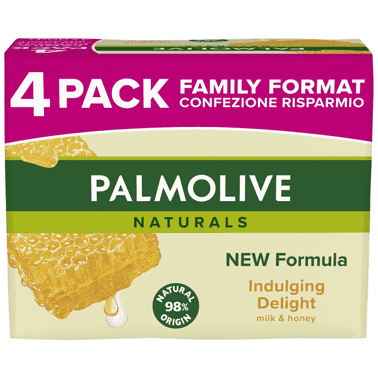 Palmolive Milk & Honey Σαπούνι 4x90gr