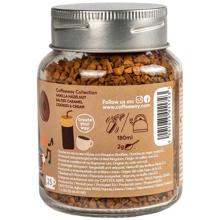 Coffeeway Στιγμαίος Καφές Cookies & Cream 50gr