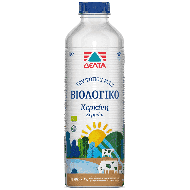 ΔΕΛΤΑ Του Τόπου Μας Γάλα Βιολογικό Πλήρες 1lt