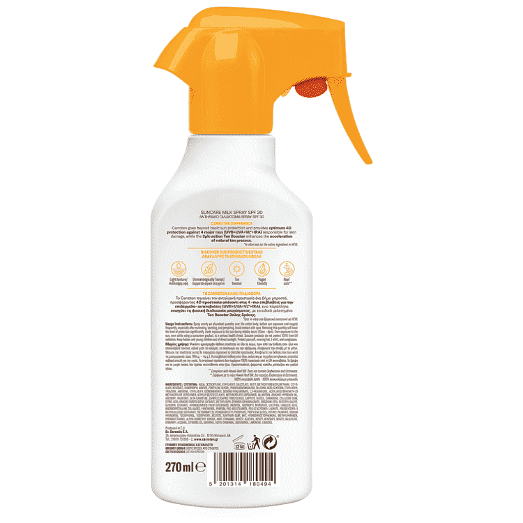 Carroten Tan & Protect Σπρέυ SPF30 270ml