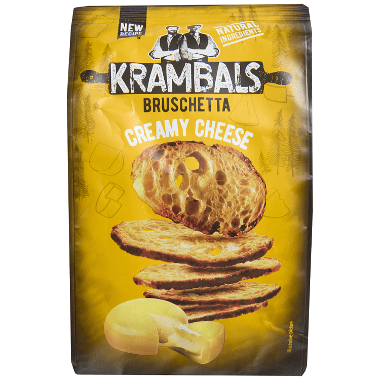 Krambals Bruschetta Με Κρέμα Τυριού 70gr