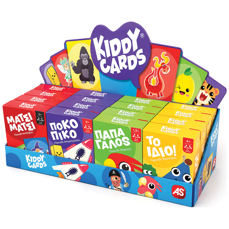 Kiddy Παιχνίδια Με Κάρτες (2026) 4 Σχέδια