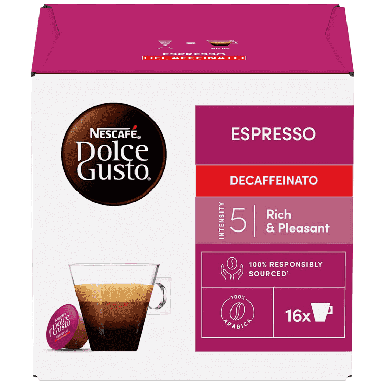 Nescafe Dolce Gusto Espresso Decaf Κάψουλες 16τεμ 88gr