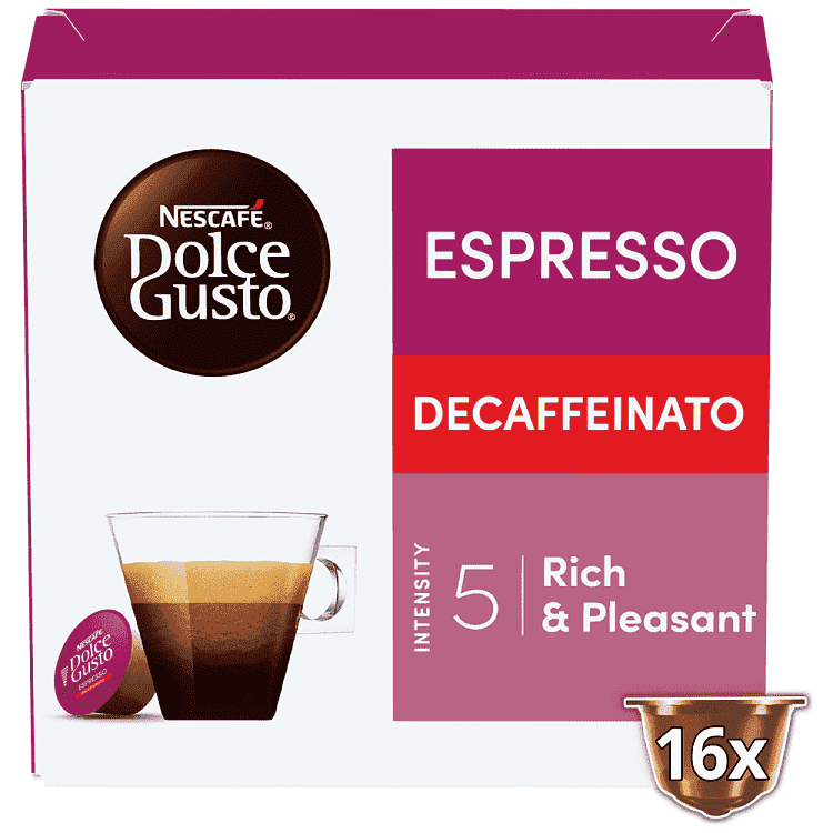 Nescafe Dolce Gusto Espresso Decaf Κάψουλες 16τεμ 88gr