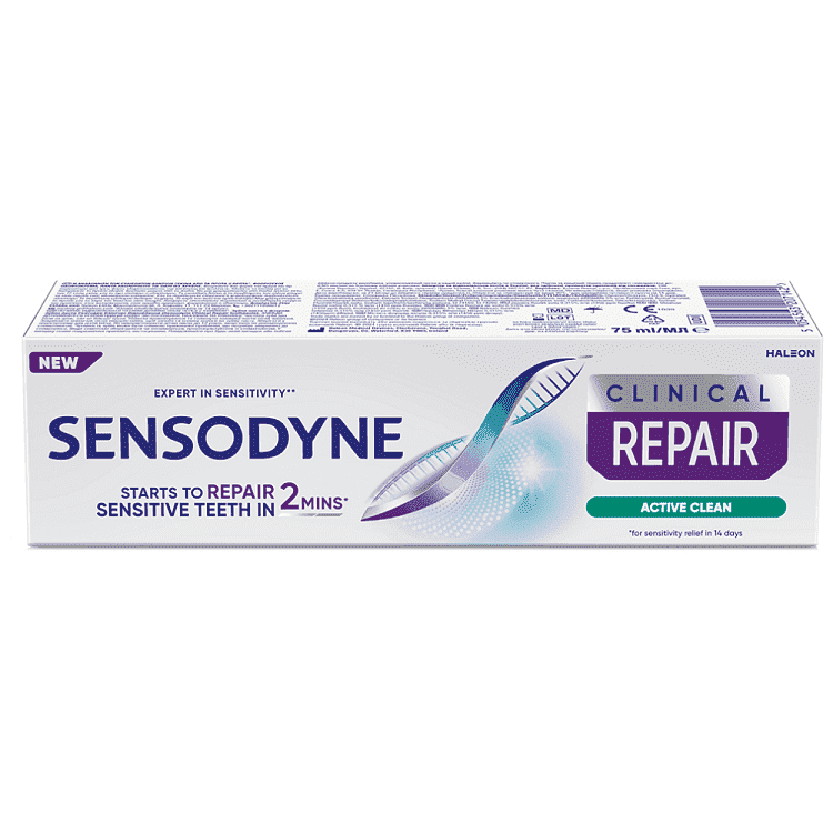 Sensdyne Οδοντόκρεμα Clinical Repair Active Clean 75ml