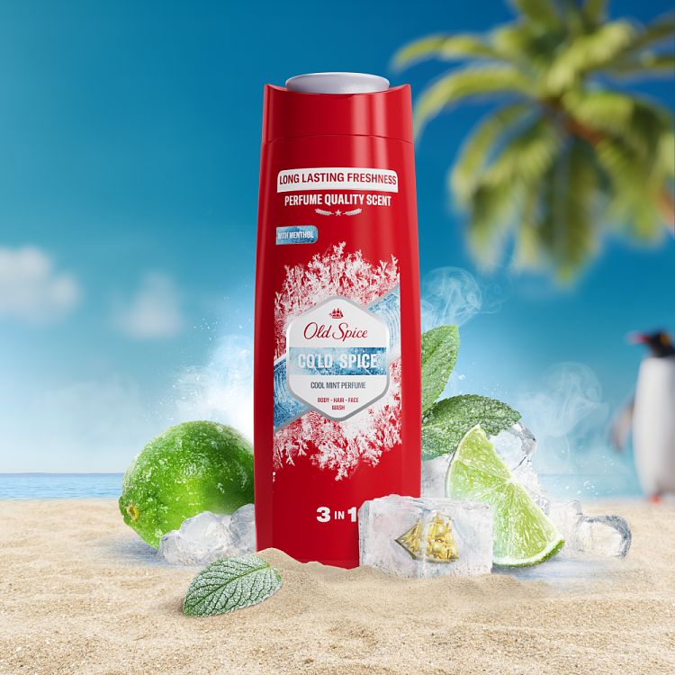 Old Spice Cold Spice 3in1 Αφρόλουτρο 400ml