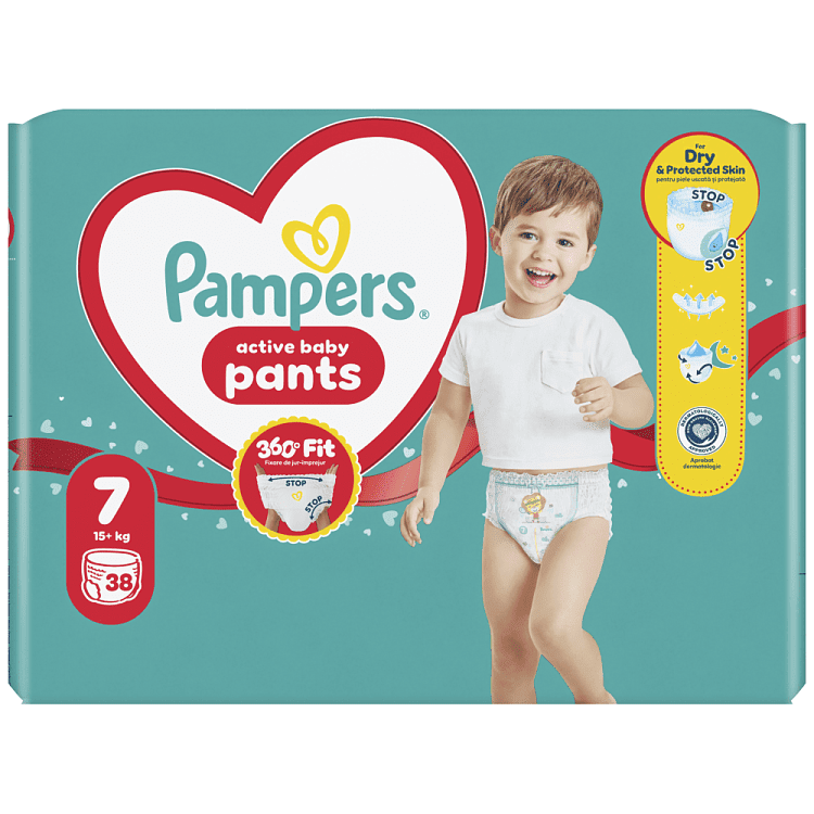 Pampers Πάνες Pants Jumbo Pack (38 Τεμ.) Nο 7