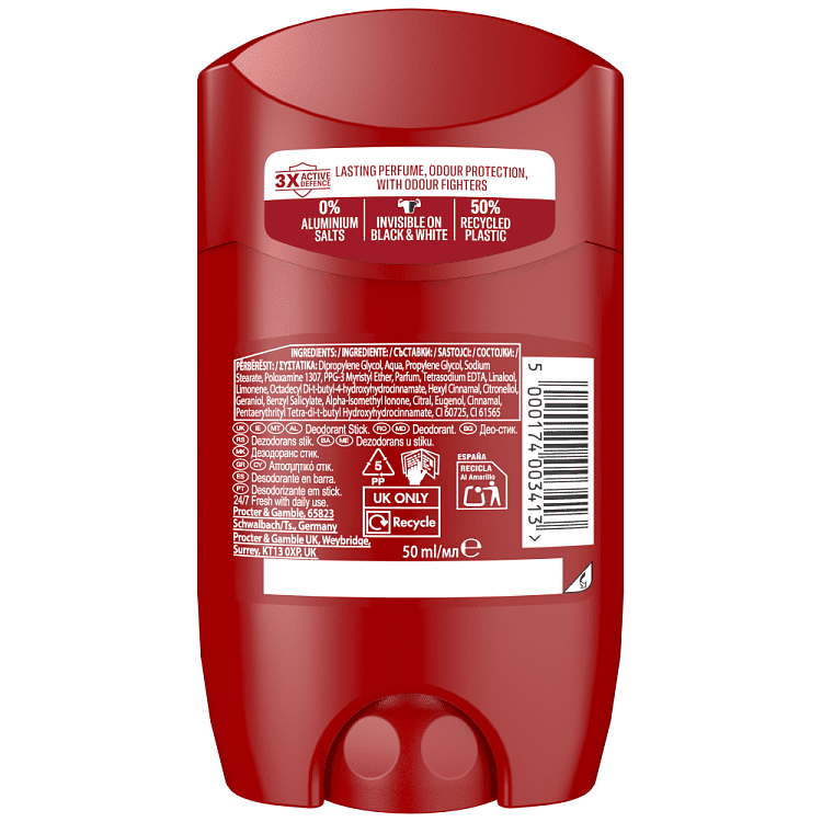 Old Spice Whitewater Αποσμητικό Στικ Για Άντρες 50ml