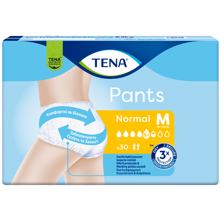 Tena Pants Original Normal Medium Πάνες Ακράτειας 30τεμ
