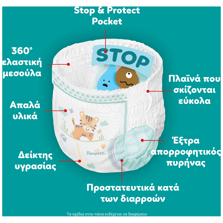 Pampers Πάνες Pants Jumbo Pack (38 Τεμ.) Nο 7