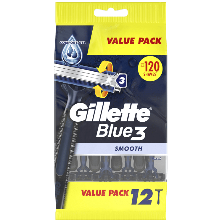 Gillette Blue III Smooth Ξυραφάκια Μιας Χρήσης 12τεμ