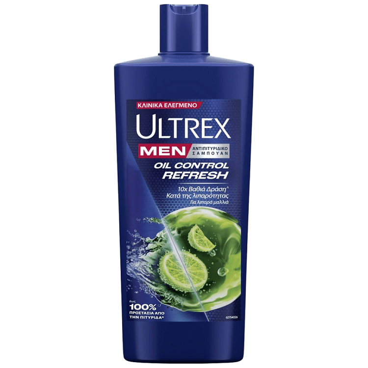 Ultrex Σαμπουάν Για Λιπαρά Μαλλιά 610ml