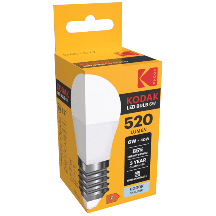 Kodak Λάμπα Led Day G45 E27 6W