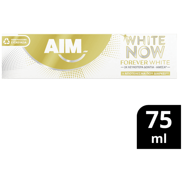 Aim White Now For Ever White Οδοντόκρεμα 75ml