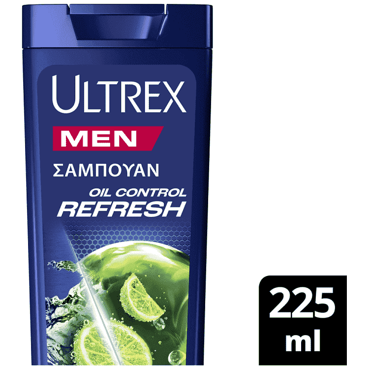 Ultrex Σαμπουάν Για Λιπαρά Μαλλιά 225ml