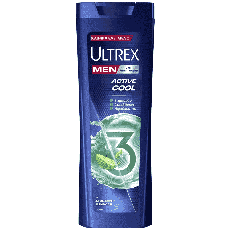 Ultrex 3 In 1 Σαμπουάν Act Cool 360ml