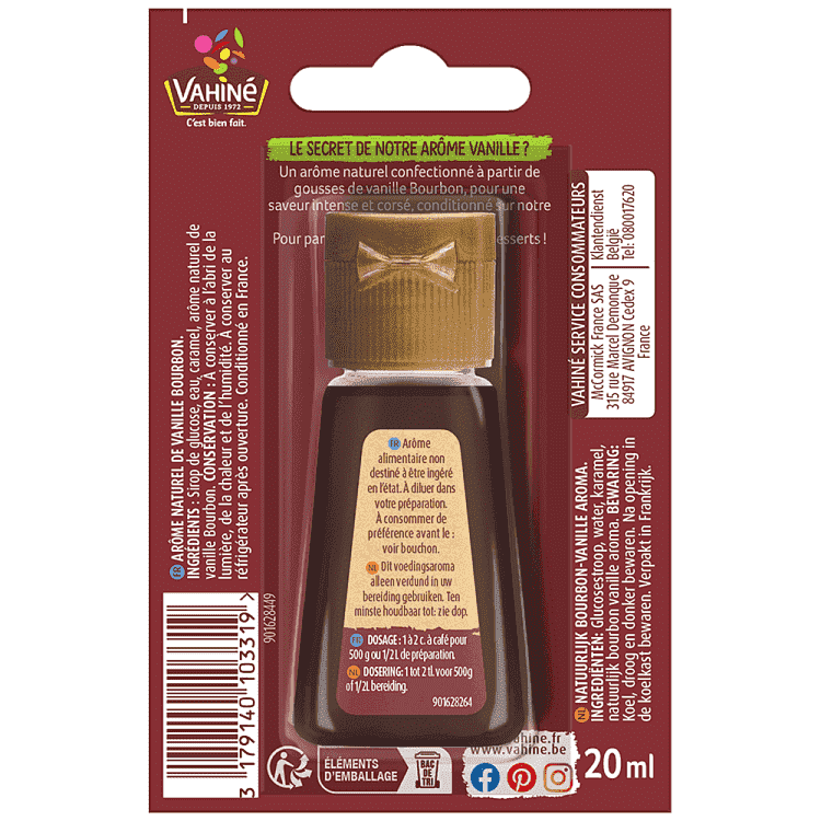 Vahine Φυσικό Εκχύλισμα Βανίλιας 20ml