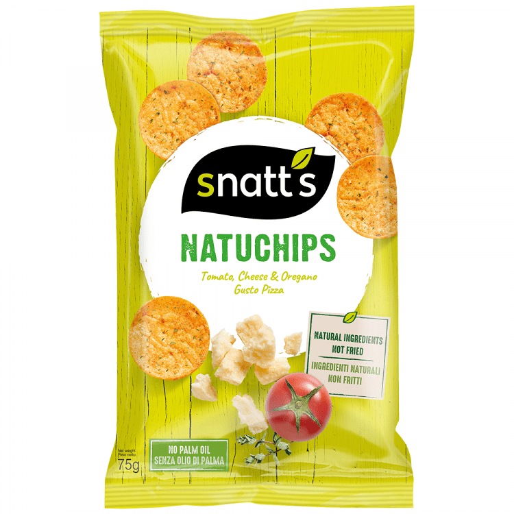 SN Chips Popped Τομάτα Τυρί Ρίγανη 75gr