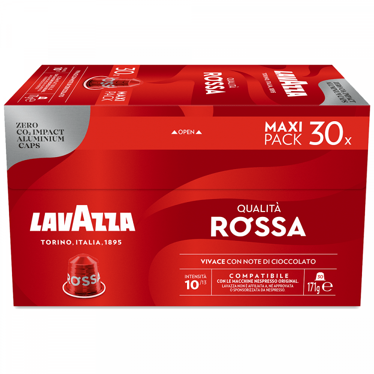 Lavazza Κάψουλες Espresso Rossa 30τεμ 171gr