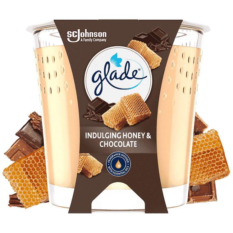 Glade Αρωματικό Κερί Honey & Chocolate 112gr