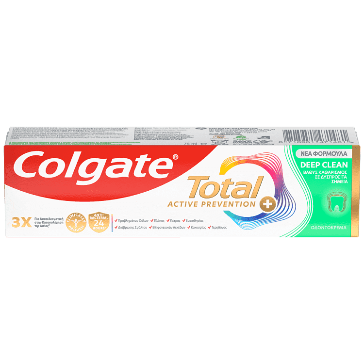 Colgate Οδοντόκρεμα Total Active Prevention Clean 75ml