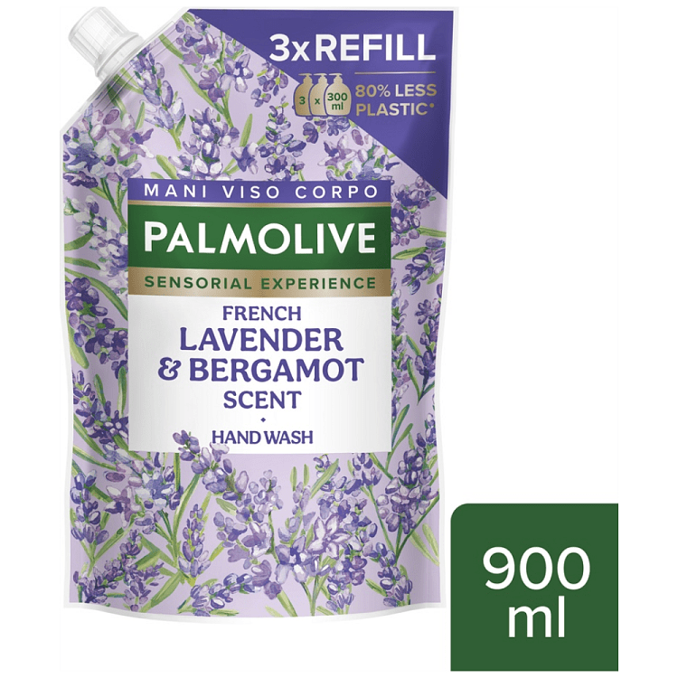 Palmolive Κρεμοσάπουνο Λεβάντα & Περγαμόντο Ανταλλακτικό 900ml