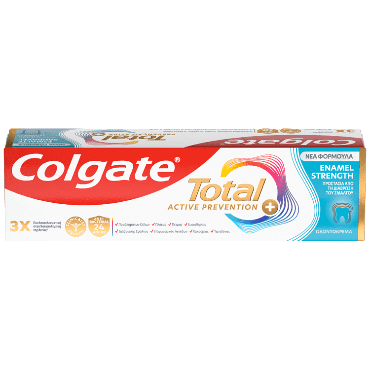 Colgate Οδοντόκρεμα Total Active Prevention Plus Enamel Strength 75ml