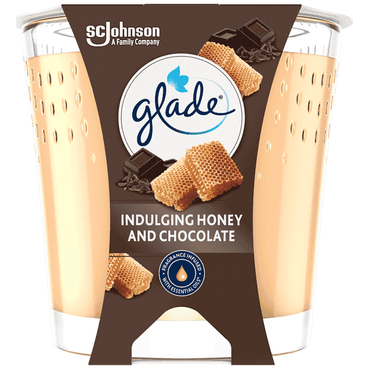 Glade Αρωματικό Κερί Honey & Chocolate 112gr