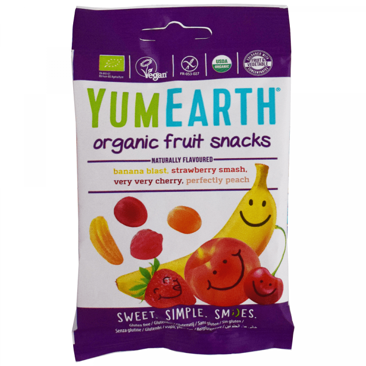 Yum Earth Snack Φρούτων Βιολογικά 50gr