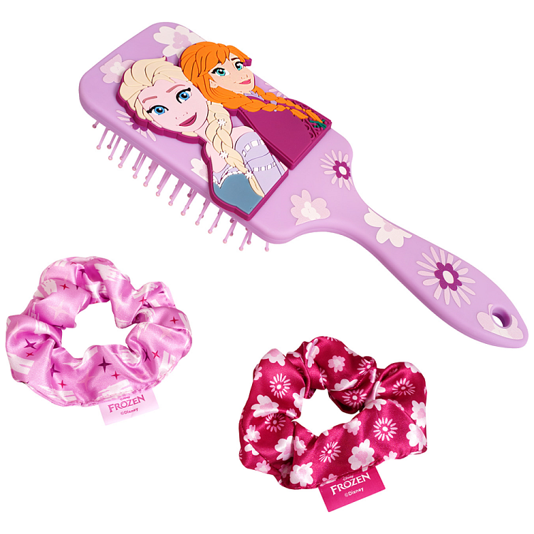 Frozen Σετ Βούρτσα & Scrunchies 2 Σχέδια