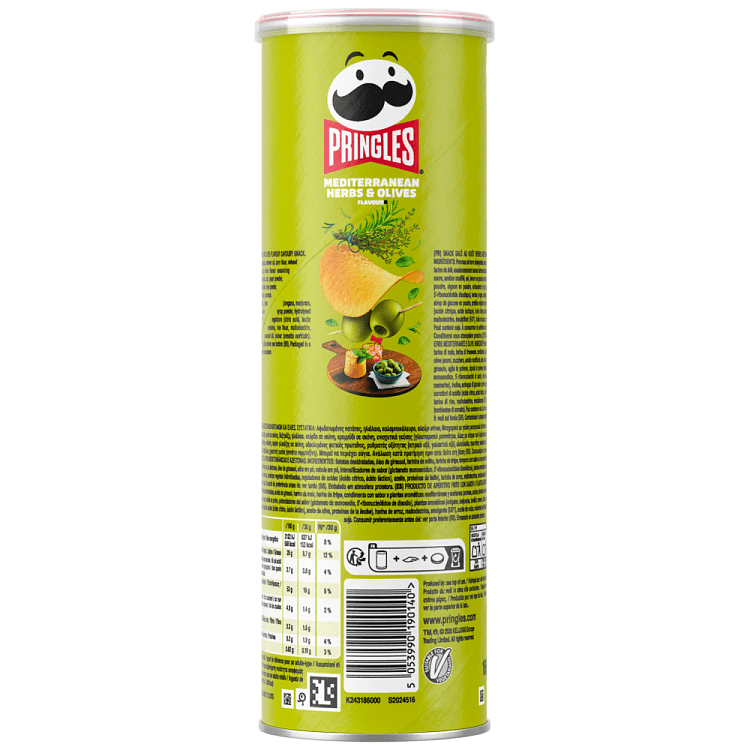 Pringles Mediterranean Herbs 165gr