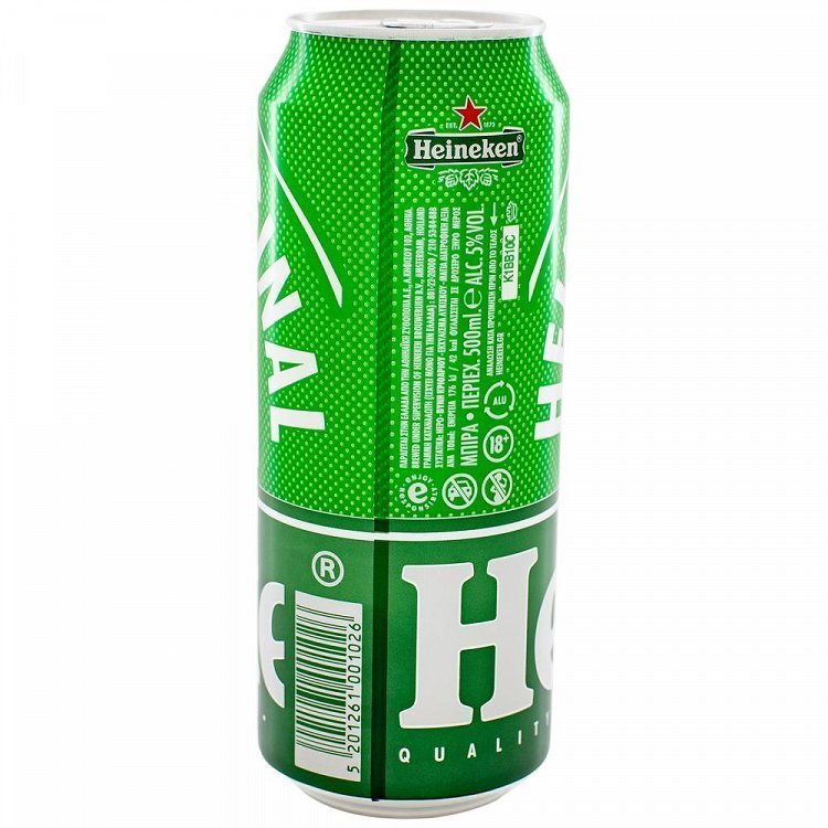 Heineken Μπύρα Lager Κουτί 500ml