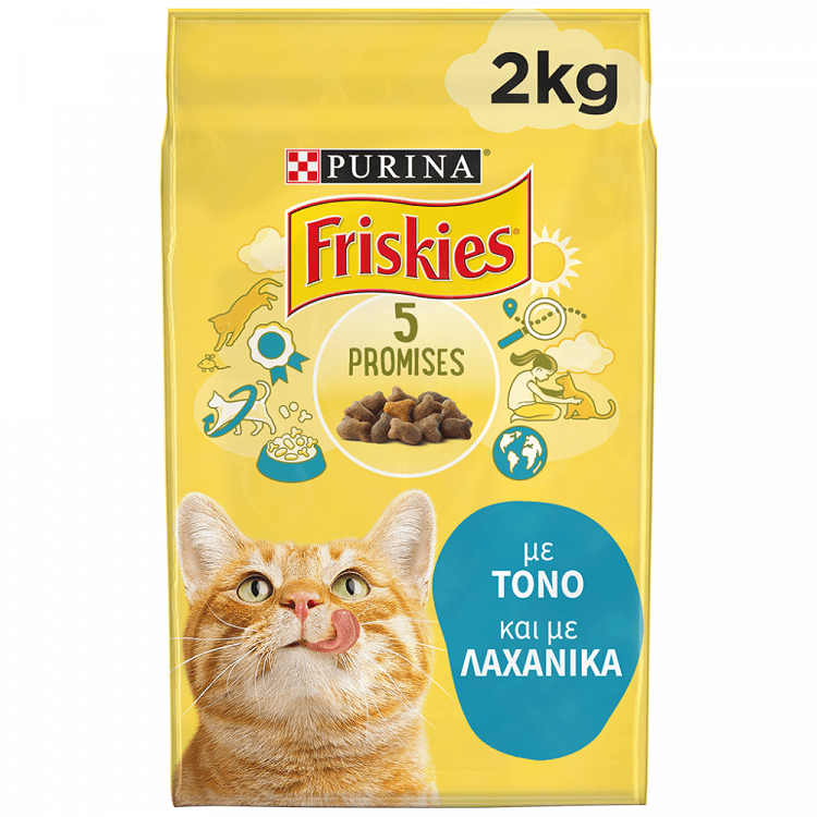 Friskies Ξηρά Τροφή Για Γάτες Με Τόνο & Λαχανικά 2kg