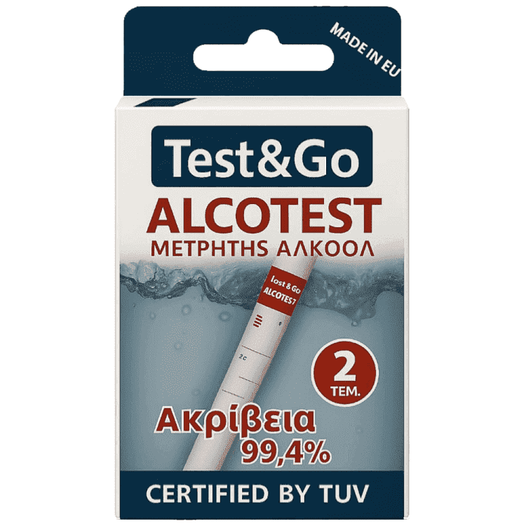 Αλκοτέστ Μιας Χρήσης 2 τεμ