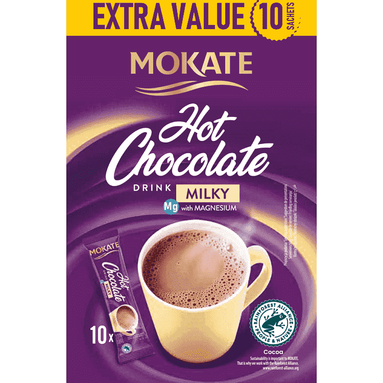Mokate Ρόφημα Σακολάτας Milky 10 Φακέλων 10x1,8gr