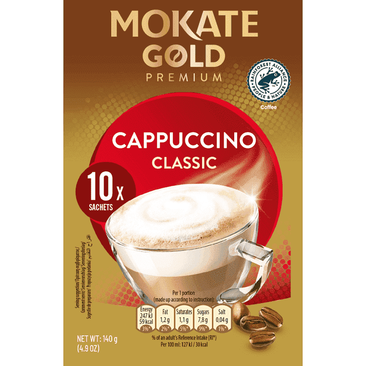 Mokate Cappuccino 10 Φακέλων 14gr