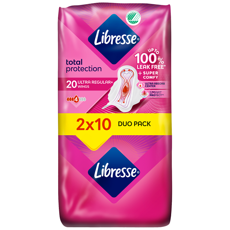 Libresse Σερβιέτες Ultra Regular Duo 20τεμ