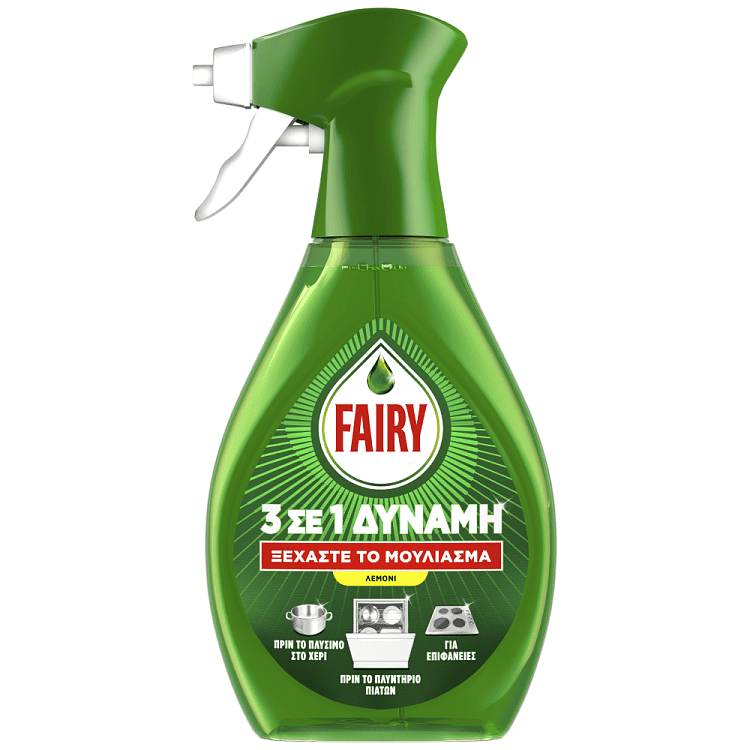 Fairy Power Υγρό Πιάτων Σπρευ Λεμόνι 500ml
