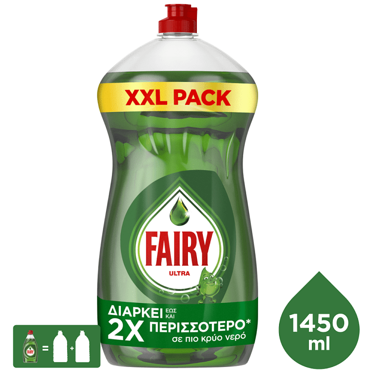 Fairy Ultra Υγρό Πιάτων 1,45L